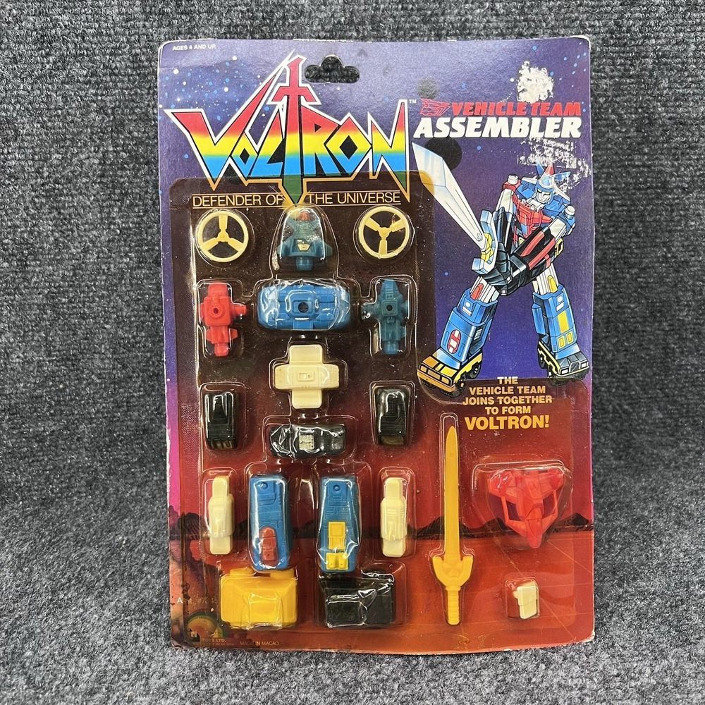 Vintage 1984 LJN Voltron DOTU Vehicle Team Assembler Figure Sealed 80s Retro New